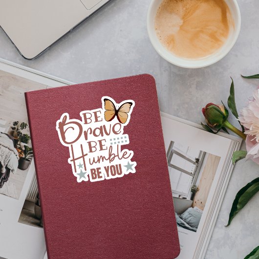 "Wees een hersenschimmel..." Op maat gesneden Viny Sticker