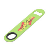 Wees een Hippie Thunder_Cove Speed Flessenopener (Achterkant Gekanteld)