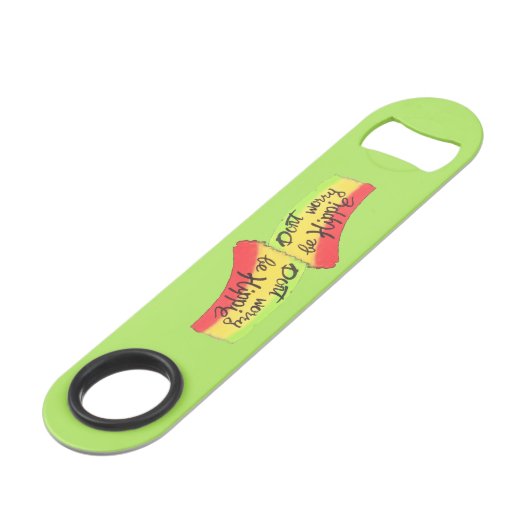 Wees een Hippie Thunder_Cove Speed Flessenopener (Achterkant Gekanteld)