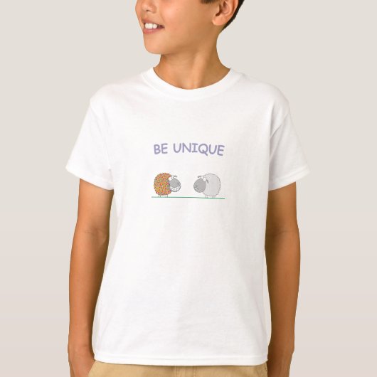 Wees een Inspirerend boodschap met Schattigee scha T-shirt (Voorkant)