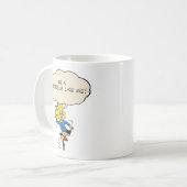 Wees een Jitterbug zoals ik! Mok (Voorkant links)