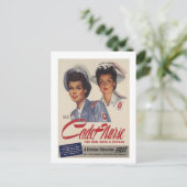 Wees een kadetverpleegster briefkaart (Staand voorkant)