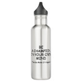 Wees een kampioen in je hoofd waterfles (Links)