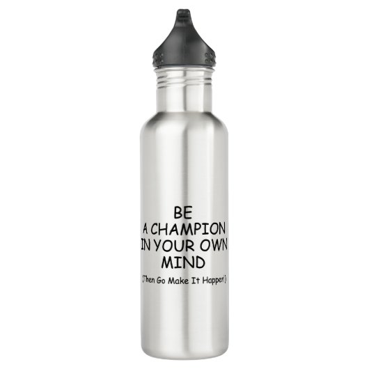Wees een kampioen in je hoofd waterfles (Rechts)