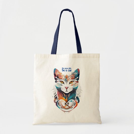 Wees een kat tote bag (Voorkant)