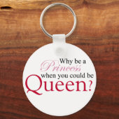 Wees een koningin sleutelhanger (Voorkant)