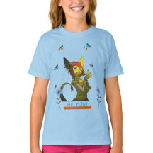 Wees een leuk jeugd T-shirt