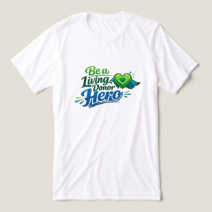 Wees een Levende Donor Held Tri-Blend Shirt