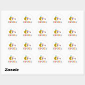 Wees een lezer ronde sticker (Vel)