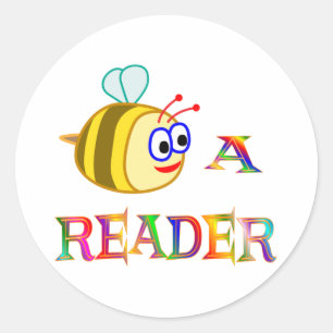Wees een lezer ronde sticker