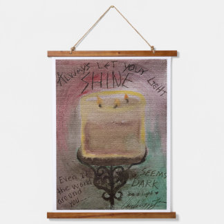 Wees een licht hangend wandkleed