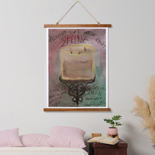 Wees een licht hangend wandkleed (Slaapkamer)