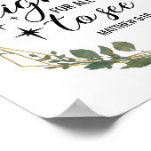 "Wees een licht voor iedereen" Christelijk/Bijbel  Poster (Hoek)