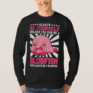 Wees een lobfish lelijke vis zeedier t-shirt