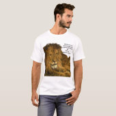 Wees een Man T-shirt (Voorkant volledig)