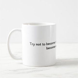 Wees een Man van Succes Quote Koffiemok