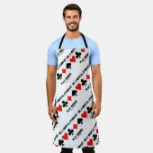 Wees een mentale gymnast Speel Bridge Vier Kaartsu Schort (Gedragen)