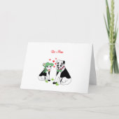 Wees een mijne - Kute Dogs Love Feestdagen Kaart (Voorkant)