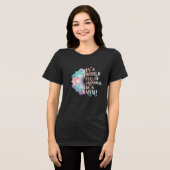 Wees een Mimi in een wereld van oma's Tri-Blend Shirt (Voorkant volledig)