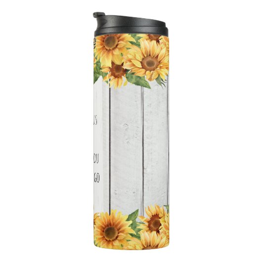 Wees een moedige en onbevreesde God Thermosbeker (Geroteerd rechts)