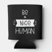 Wees een mooi mens blikjeskoeler (Achterkant)