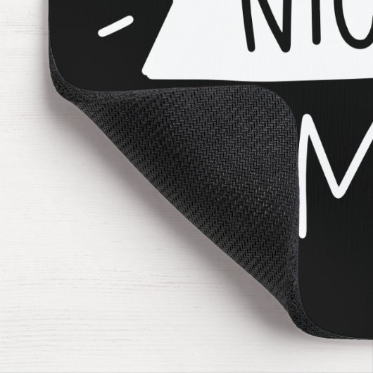 Wees een mooi mens muismat (Hoek)