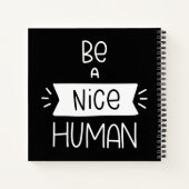 Wees een mooi mens notitieboek (Achterkant)