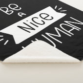 Wees een mooi mens sherpa deken (3/4)