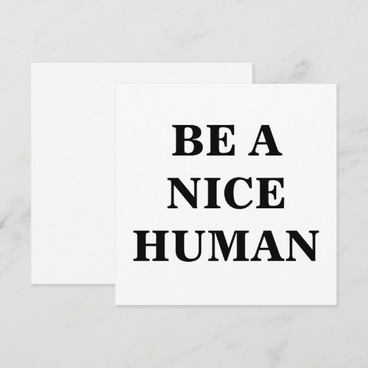 Wees een mooi menselijk Poster (Voorkant / Achterkant)