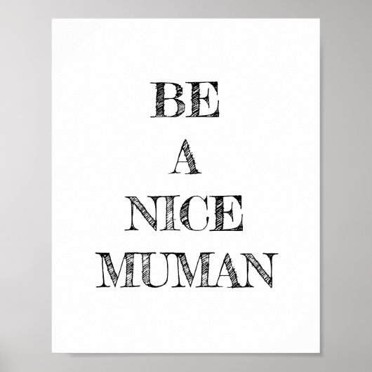 Wees een mooi Poster voor de menselijke geest (Voorkant)