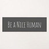 Wees een mooie menselijke Inspirerend prijsopgave  Yogamat (Voorkant (horizontaal))