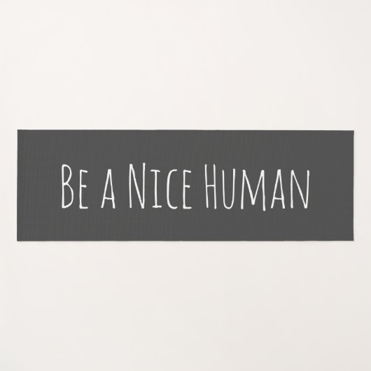 Wees een mooie menselijke Inspirerend prijsopgave  Yogamat (Voorkant (horizontaal))