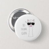 Wees een No Drama Llama Art Cartoon Art Llama Art  Ronde Button 5,7 Cm (Voorkant /achterkant)