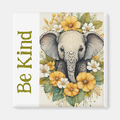 Wees een olifantenmagneet magneet (Voorkant)