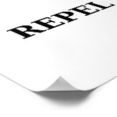 Wees een onafhankelijke denker te weerstaan valse  poster (Hoek)