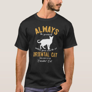 Wees een oosterse kat t-shirt