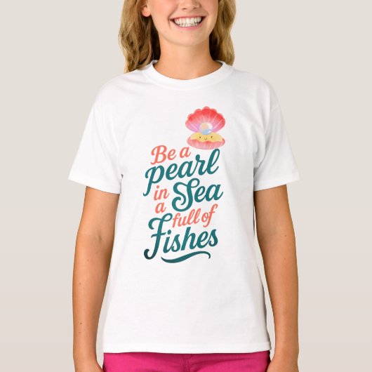 Wees een parel t-shirt (Voorkant)