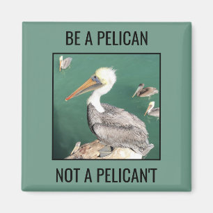 Wees een Pelicaan, geen Pelican Magnet