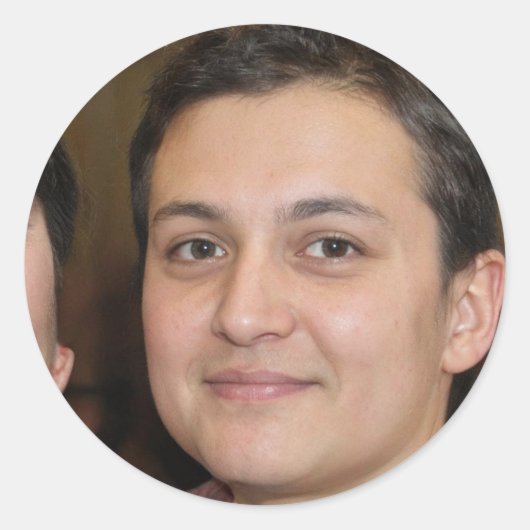 Wees een pionier ronde sticker (Voorkant)