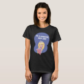 Wees een prinsesje, schop! - Lange hoes T-shirt (Voorkant volledig)