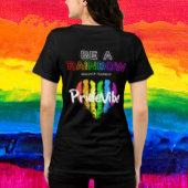 Wees een regenboog Ontdek jezelf PrideVibe Logo Tri-Blend Shirt