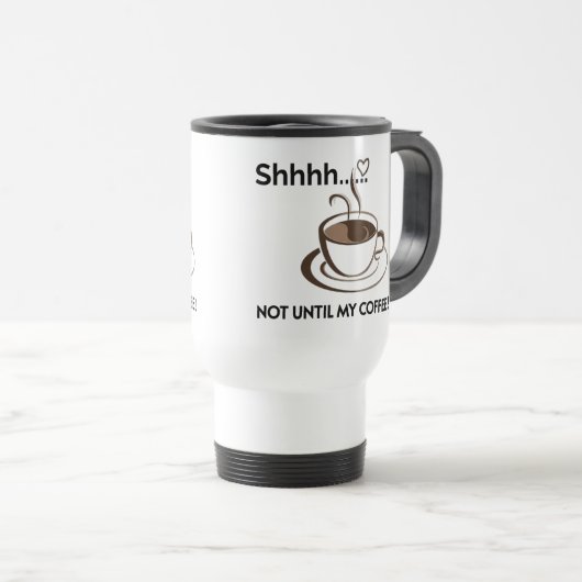 Wees een rustige koffie Mok (Voorkant rechts)