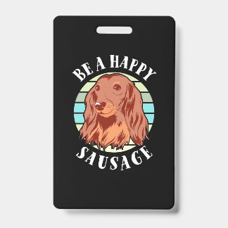 Wees een schattige worstelhond badge