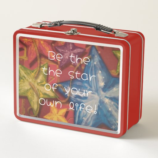 Wees een schitterende ster metalen lunchbox (Voorkant)