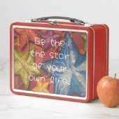 Wees een schitterende ster metalen lunchbox (In situ)