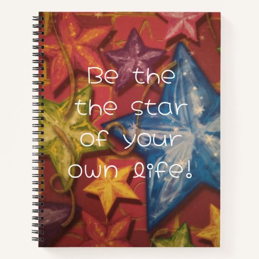 Wees een Shining Star Notitieboek (Voorkant)