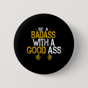 Wees een slechterik met een goede grappige humor s ronde button 5,7 cm