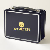 Wees een slimme T.W.T lunchbox (Achterkant)