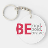 Wees een soort acrylische Sleutelhanger (Voorkant)