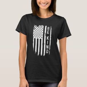 Wees een soort Amerikaanse vlag tegen pesterijen D T-shirt